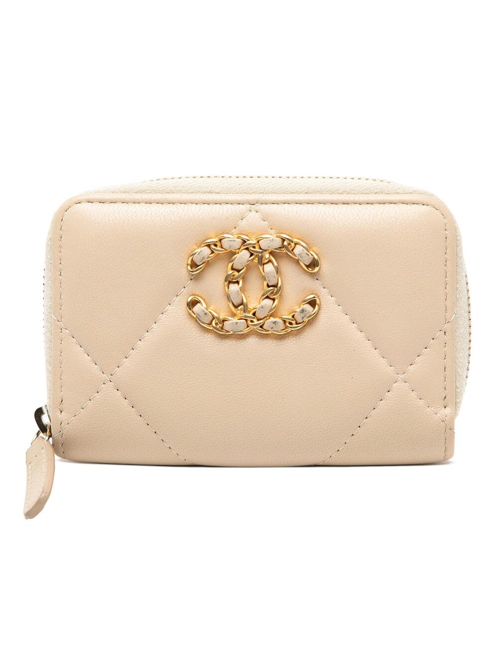 Chanel Quilted Lambskin 19 Zip Coin #321089C76B